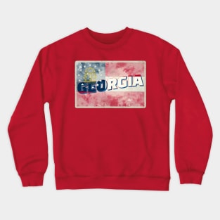 Georgia vintage style retro souvenir Crewneck Sweatshirt